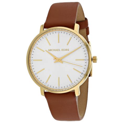 michael kors watch leather women